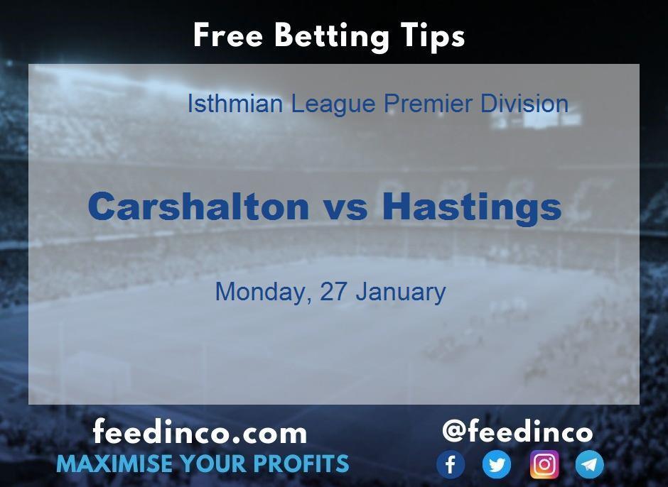 Carshalton vs Hastings Prediction