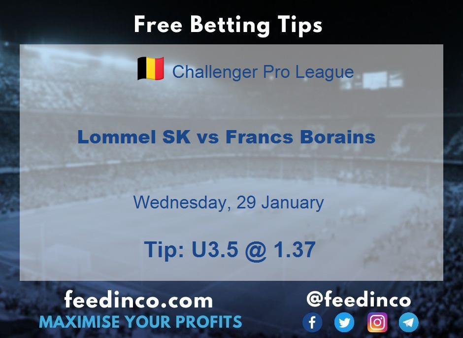 Lommel SK vs Francs Borains Prediction