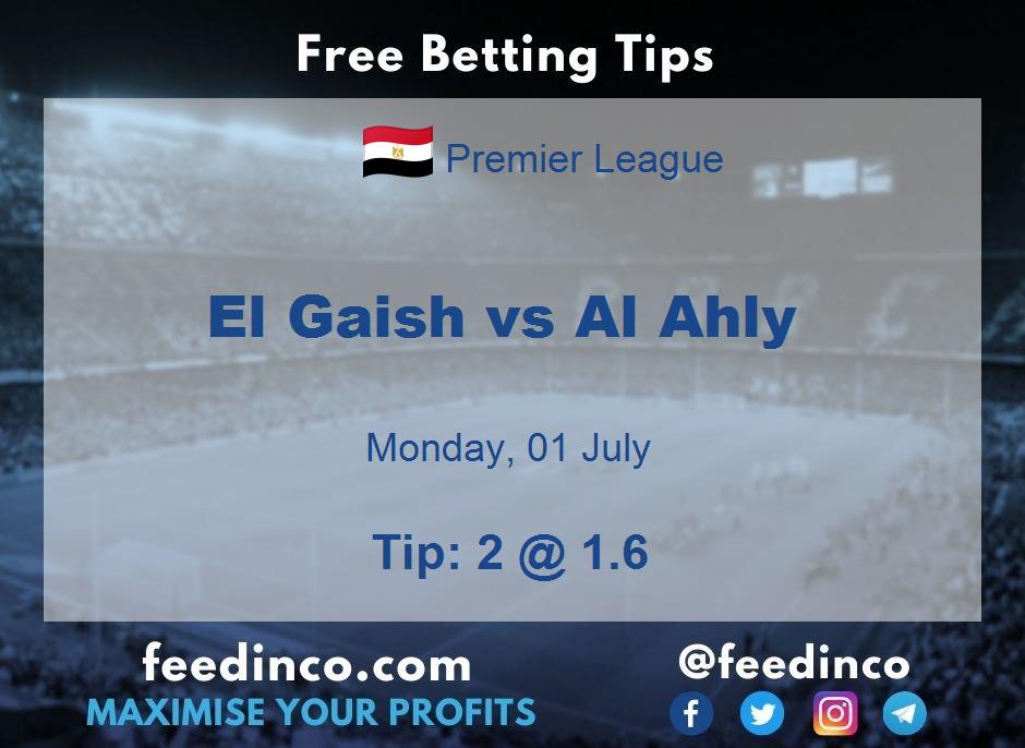 El Gaish vs Al Ahly Prediction