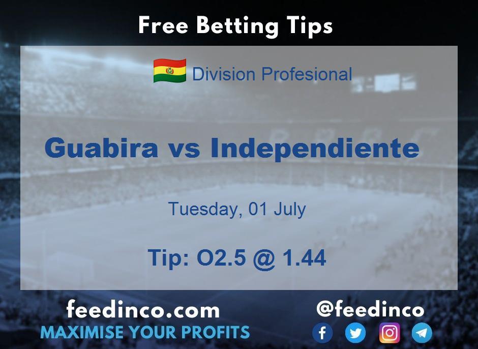 Guabira vs Independiente Prediction Guabira vs Independiente Prediction