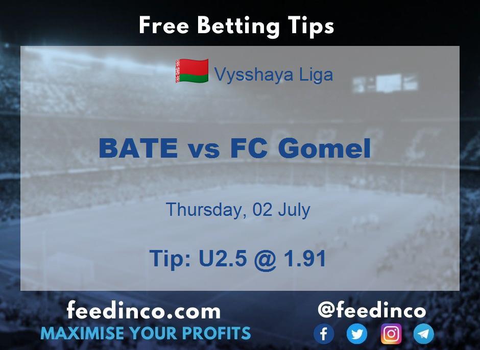 BATE vs FC Gomel Prediction