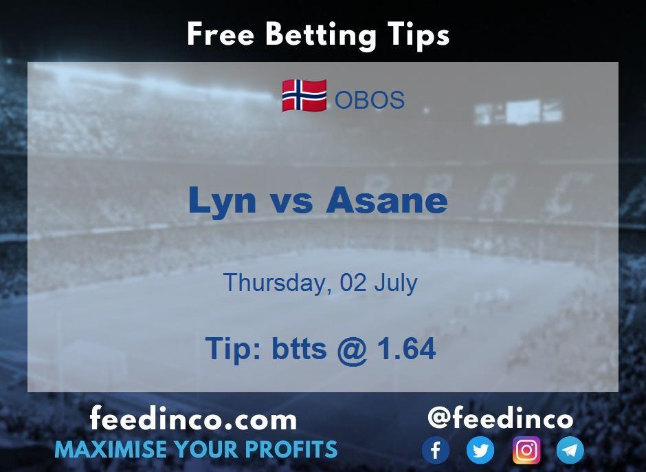 Lyn vs Asane Prediction