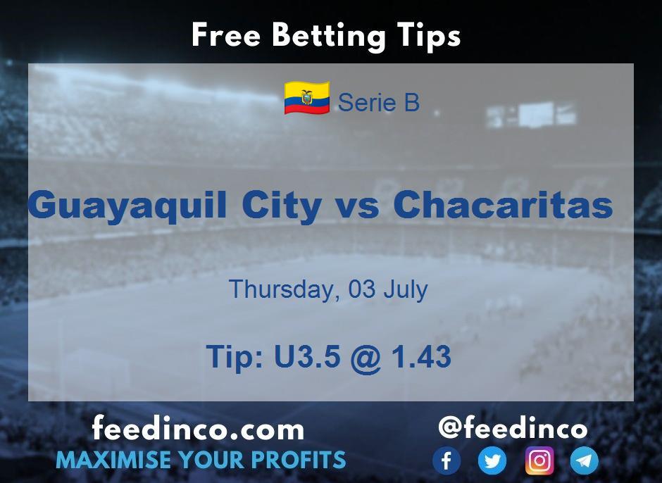 Guayaquil City vs Chacaritas Prediction