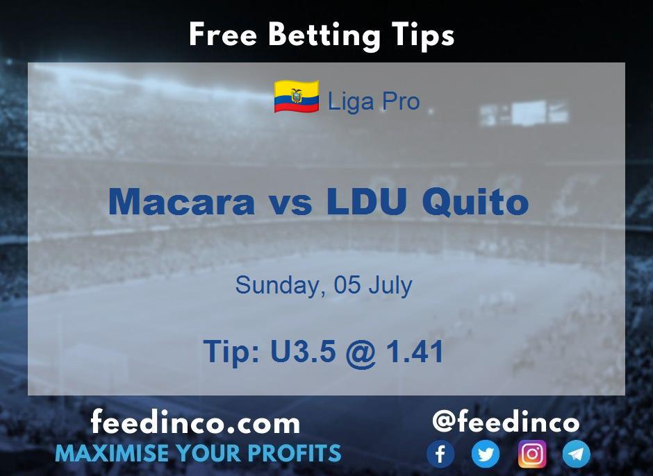 Macara vs LDU Quito Prediction Macara vs LDU Quito Prediction