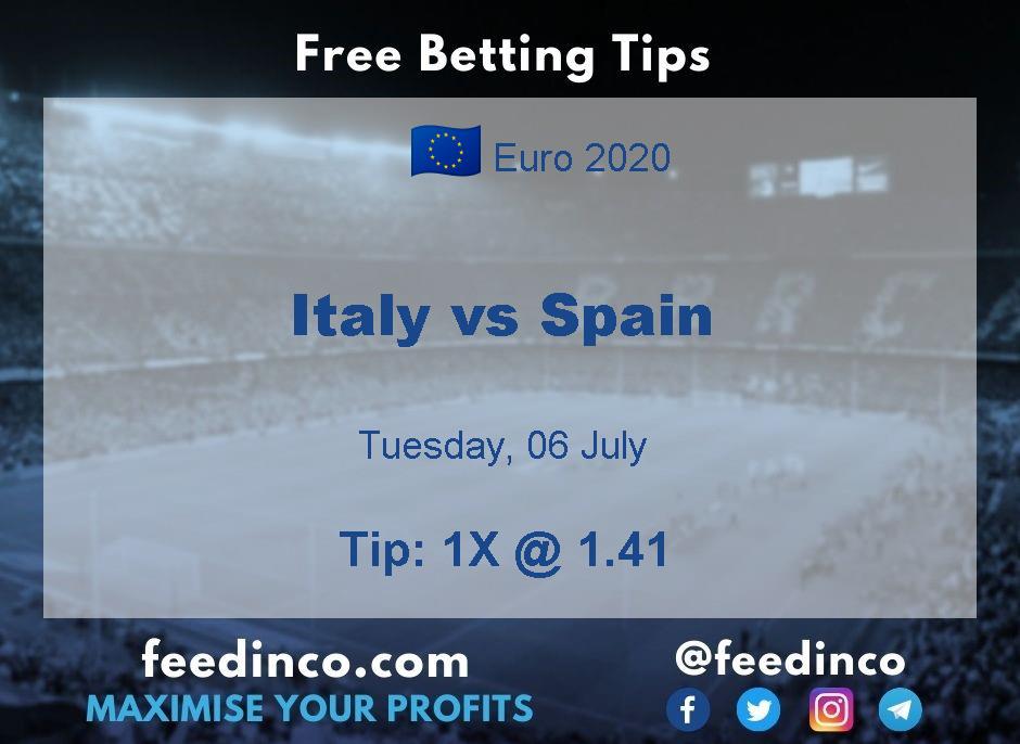 Italy vs Spain Prediction & Betting Tips (6 July)