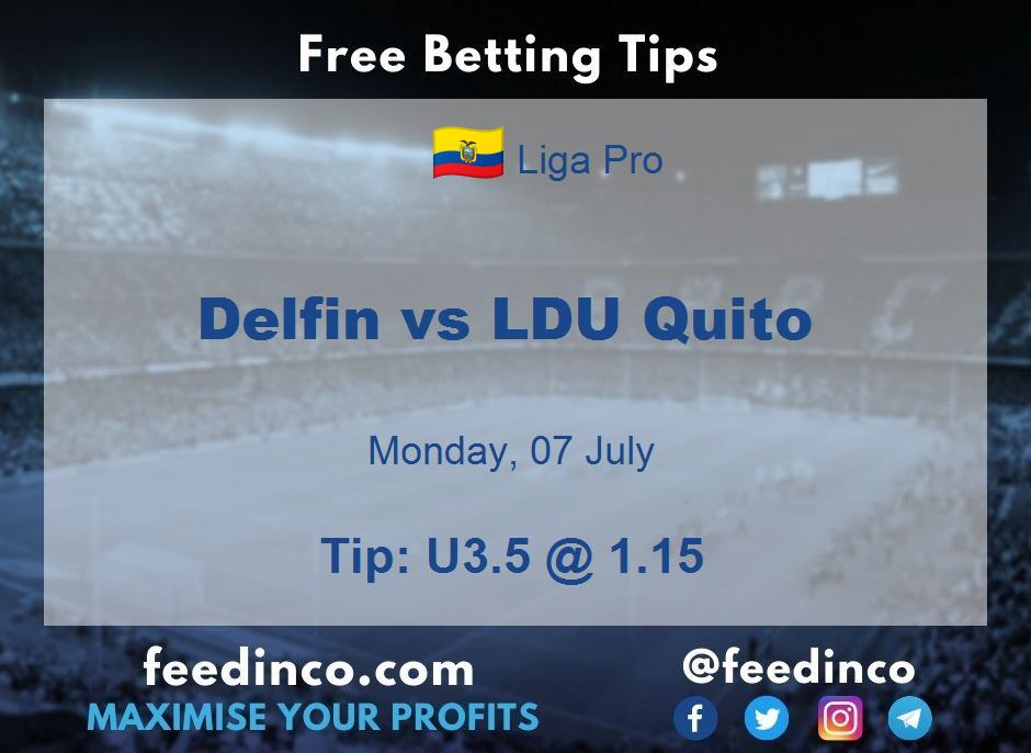 Delfin vs LDU Quito Prediction