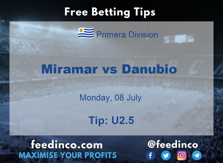 Miramar vs Danubio Prediction