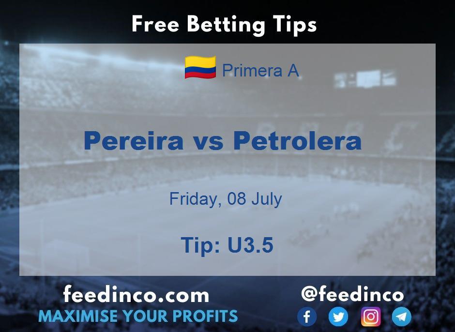 Pereira vs Petrolera Prediction Pereira vs Petrolera Prediction