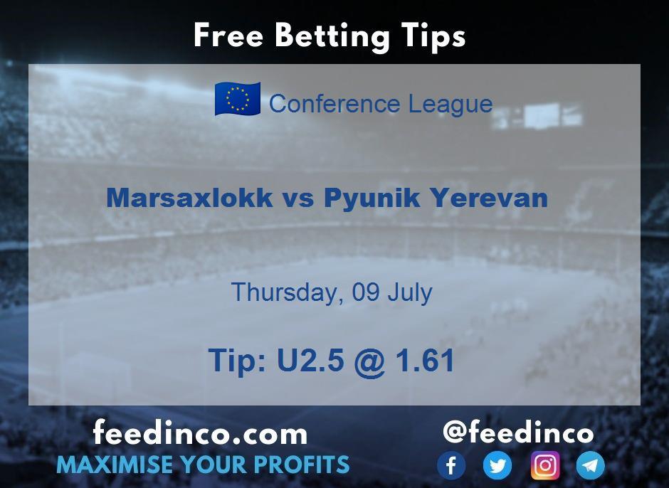 Marsaxlokk vs Pyunik Yerevan Prediction Marsaxlokk vs Pyunik Yerevan Prediction