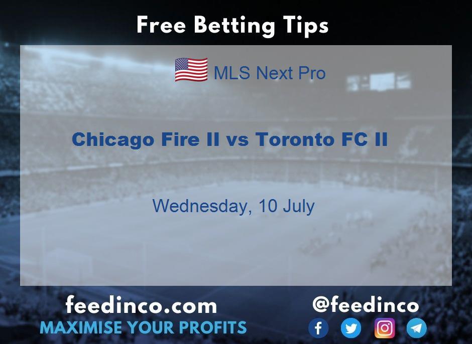 Chicago Fire II vs Toronto FC II Prediction