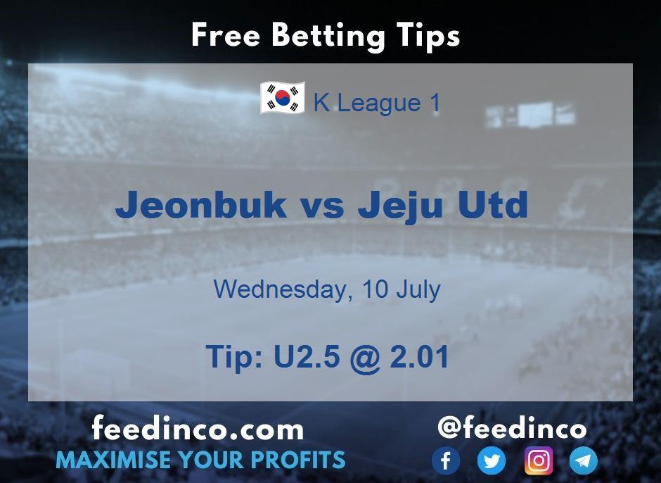 Jeonbuk vs Jeju Utd Prediction