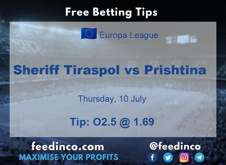 Sheriff Tiraspol vs Prishtina Prediction Sheriff Tiraspol vs Prishtina Prediction