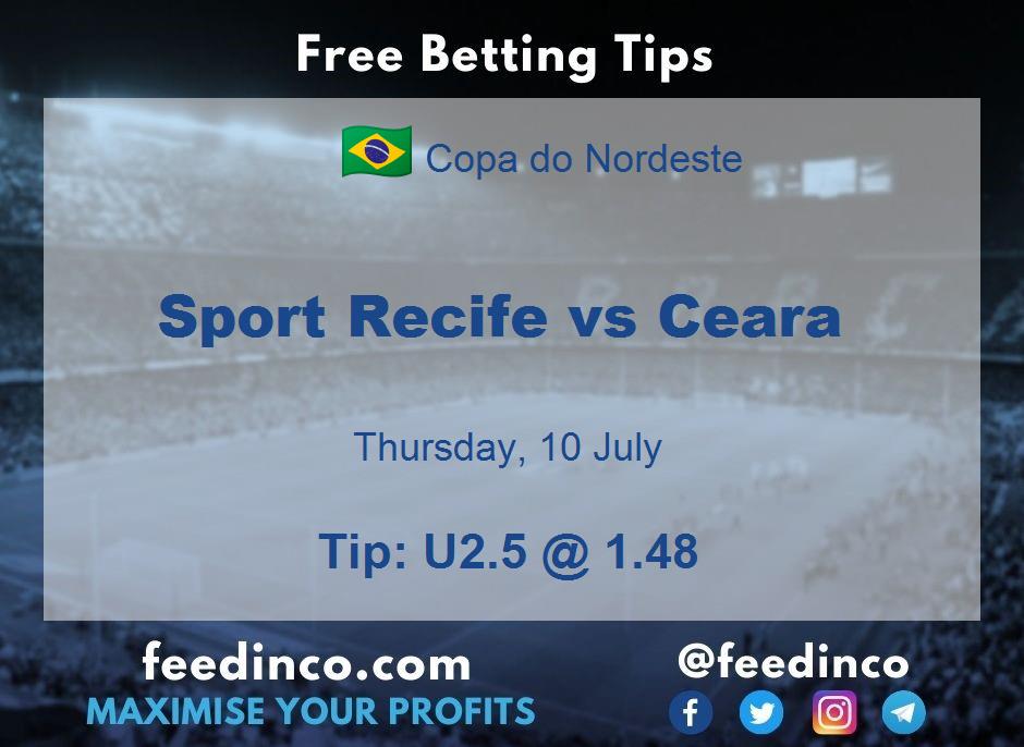 Sport Recife vs Ceara Prediction Sport Recife vs Ceara Prediction