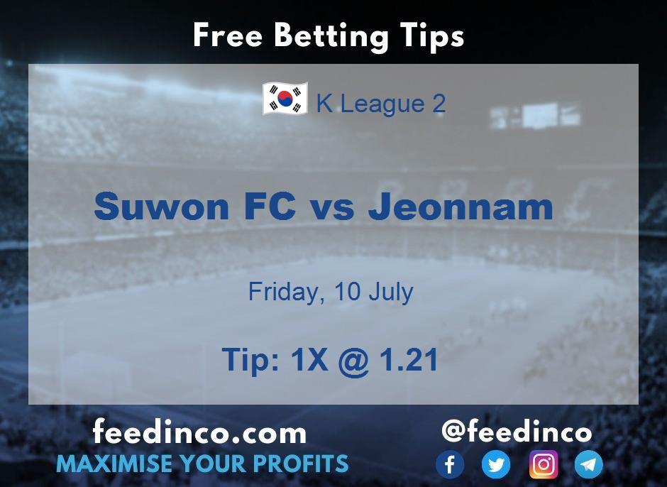 Suwon FC vs Jeonnam Prediction