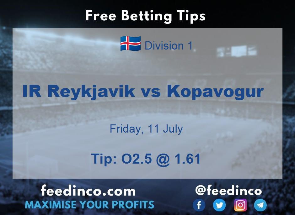IR Reykjavik vs Kopavogur Prediction IR Reykjavik vs Kopavogur Prediction