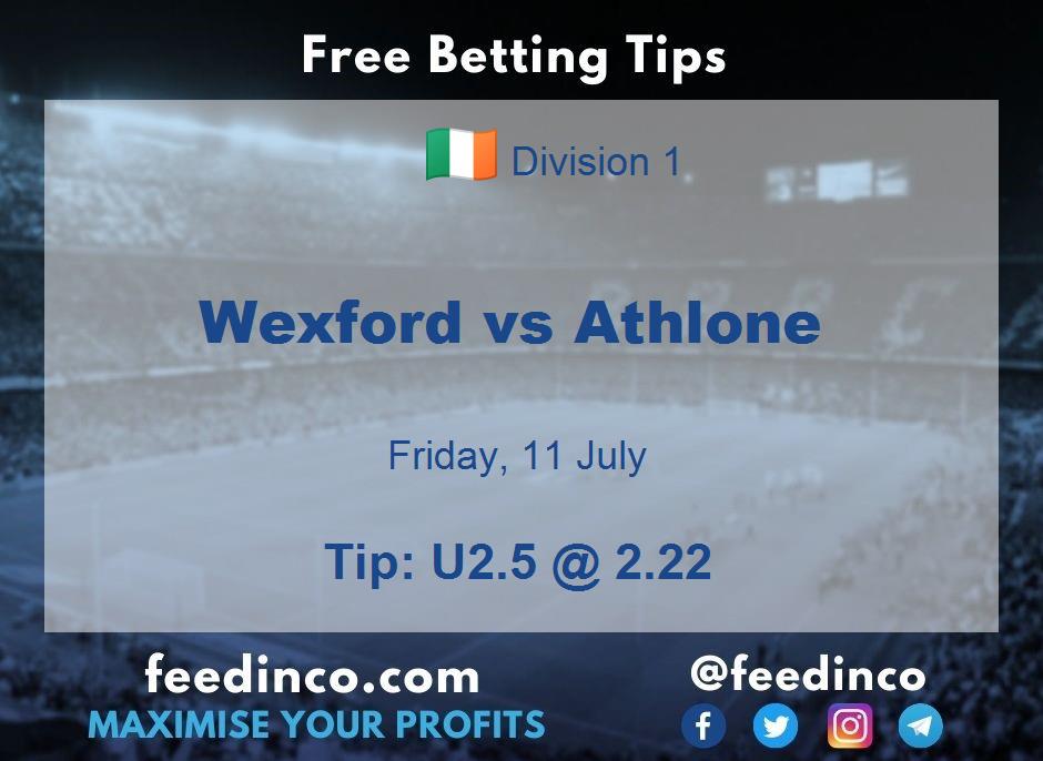 Wexford vs Athlone Prediction Wexford vs Athlone Prediction