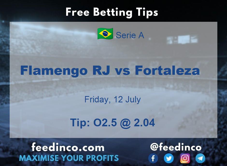 Flamengo RJ vs Fortaleza Prediction