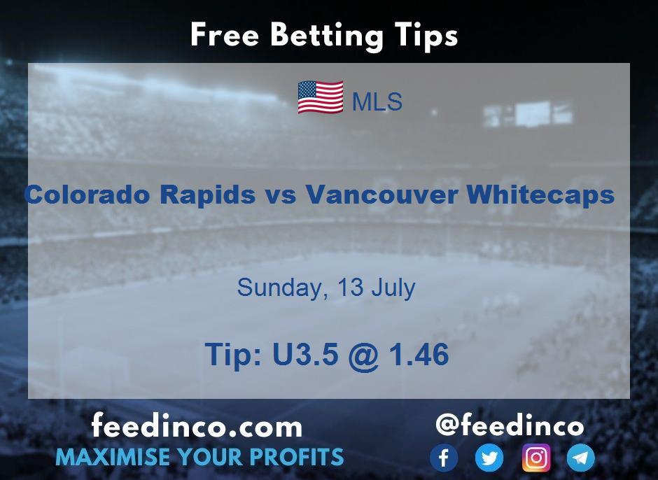 Colorado Rapids vs Vancouver Whitecaps Prediction Colorado Rapids vs Vancouver Whitecaps Prediction