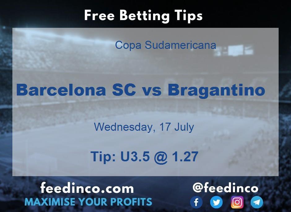 Barcelona SC vs Bragantino Prediction