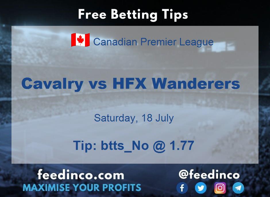 Cavalry vs HFX Wanderers Prediction Cavalry vs HFX Wanderers Prediction