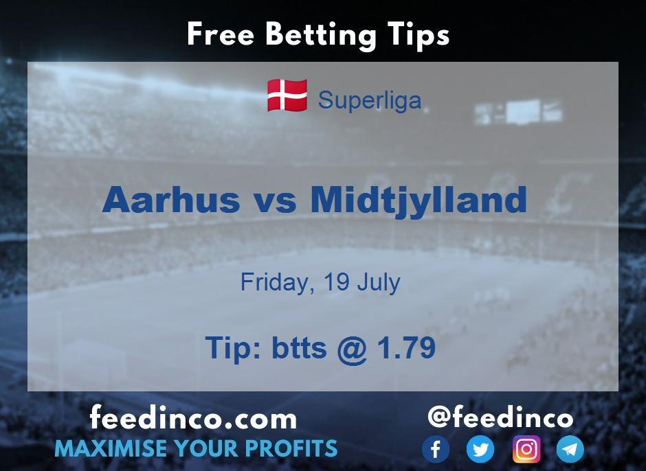 Aarhus vs Midtjylland Prediction Aarhus vs Midtjylland Prediction