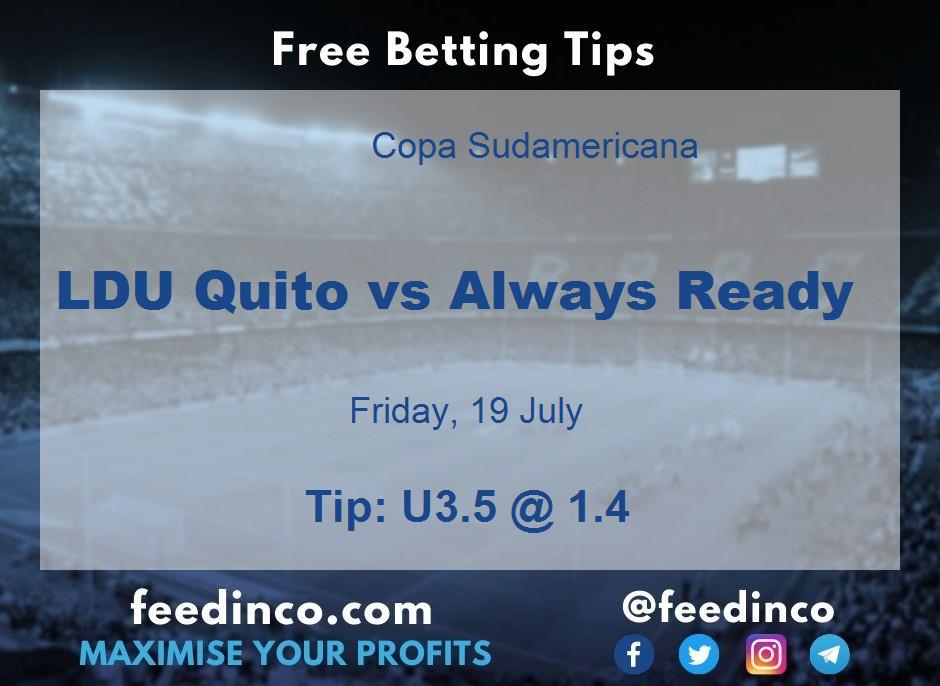 LDU Quito vs Always Ready Prediction