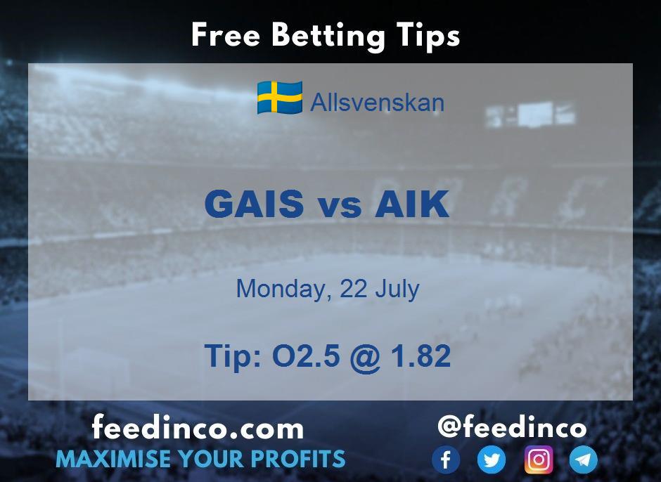 GAIS vs AIK Prediction