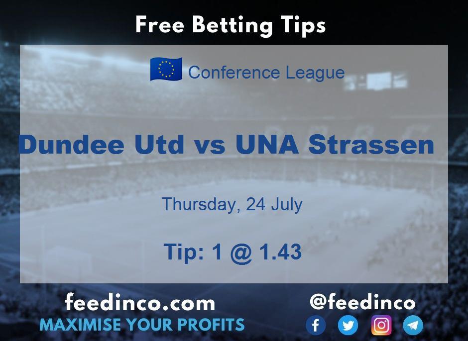 Dundee Utd vs UNA Strassen Prediction