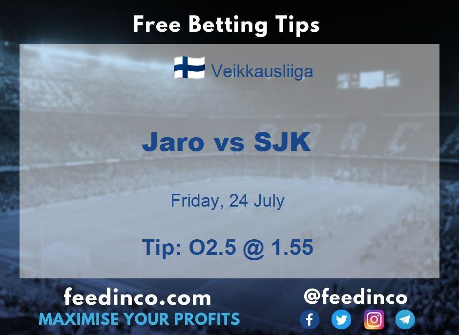 Jaro vs SJK Prediction Jaro vs SJK Prediction