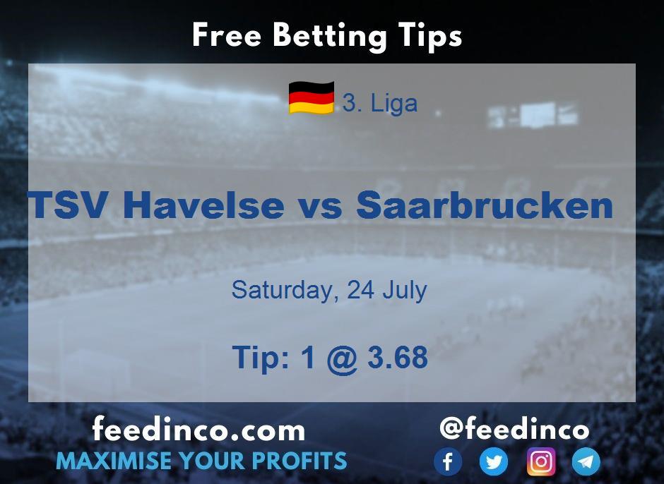 TSV Havelse vs Saarbrucken Prediction TSV Havelse vs Saarbrucken Prediction