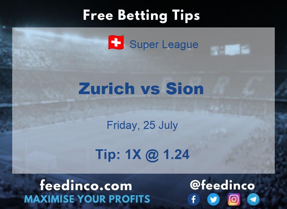 Zurich vs Sion Prediction Zurich vs Sion Prediction