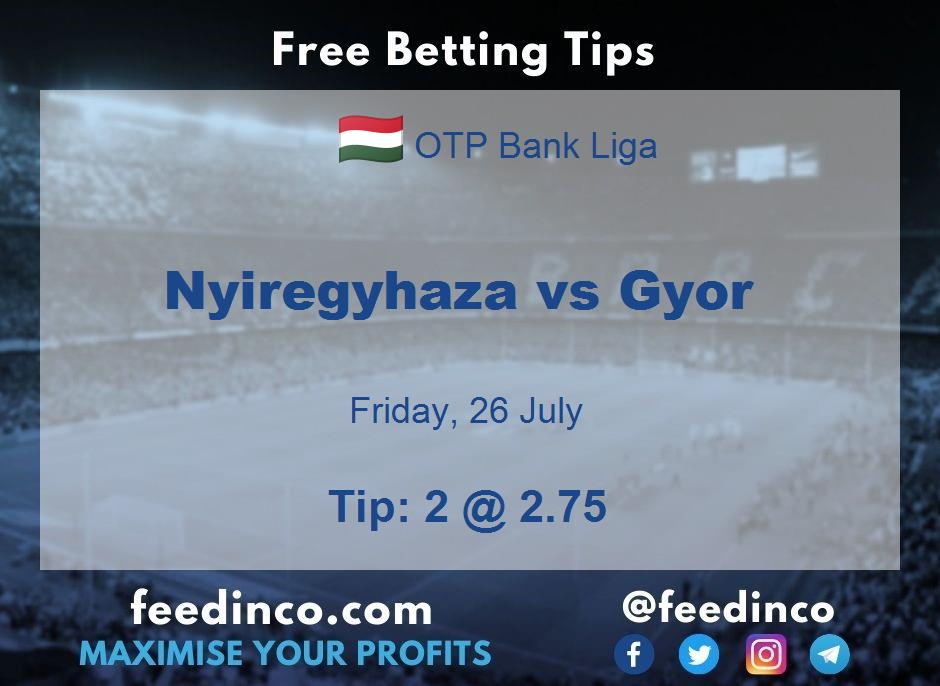 Nyiregyhaza vs Gyor Prediction