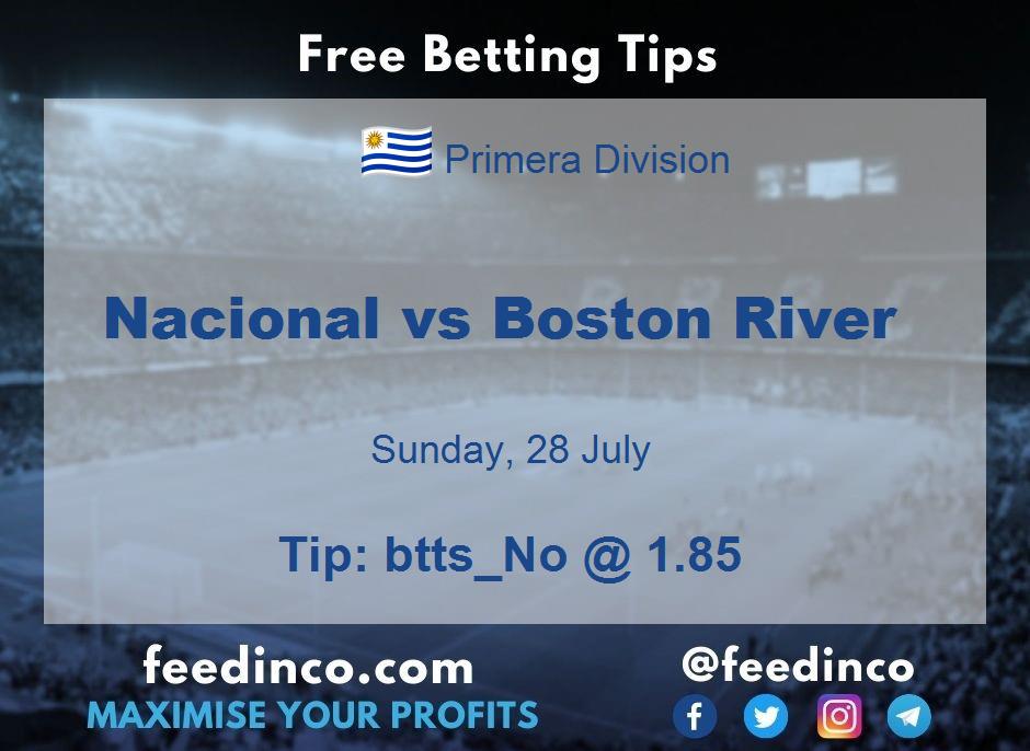 Nacional vs Boston River Prediction