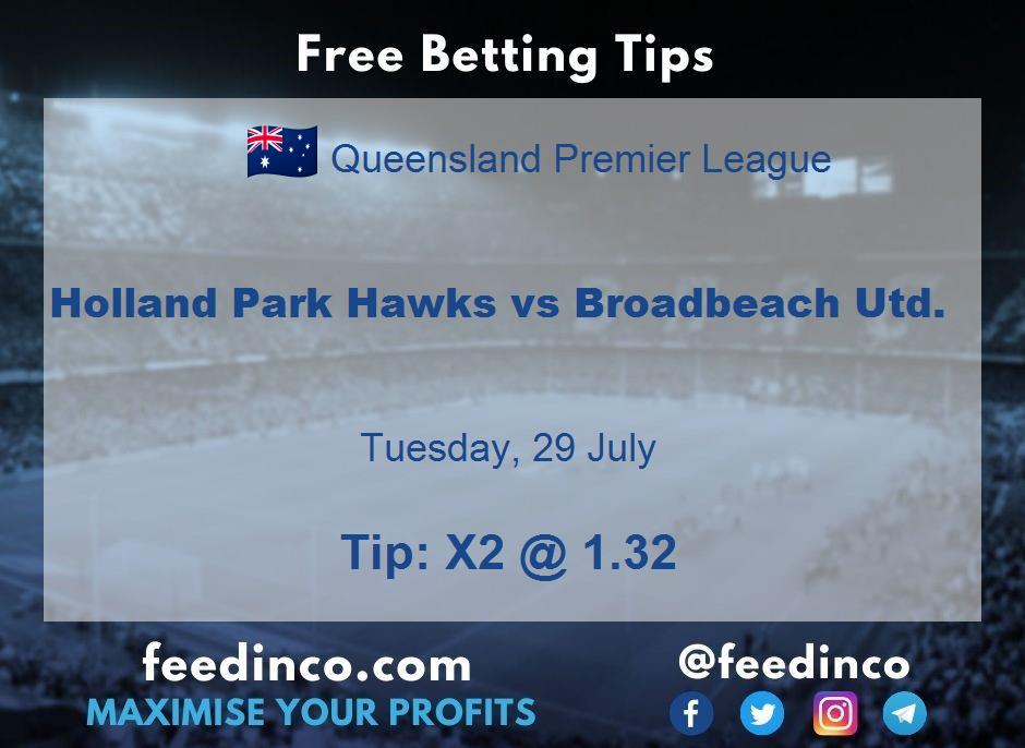 Holland Park Hawks vs Broadbeach Utd. Prediction Holland Park Hawks vs Broadbeach Utd. Prediction