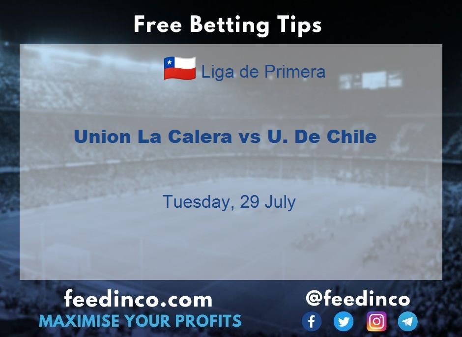 Union La Calera vs U. De Chile Prediction Union La Calera vs U. De Chile Prediction