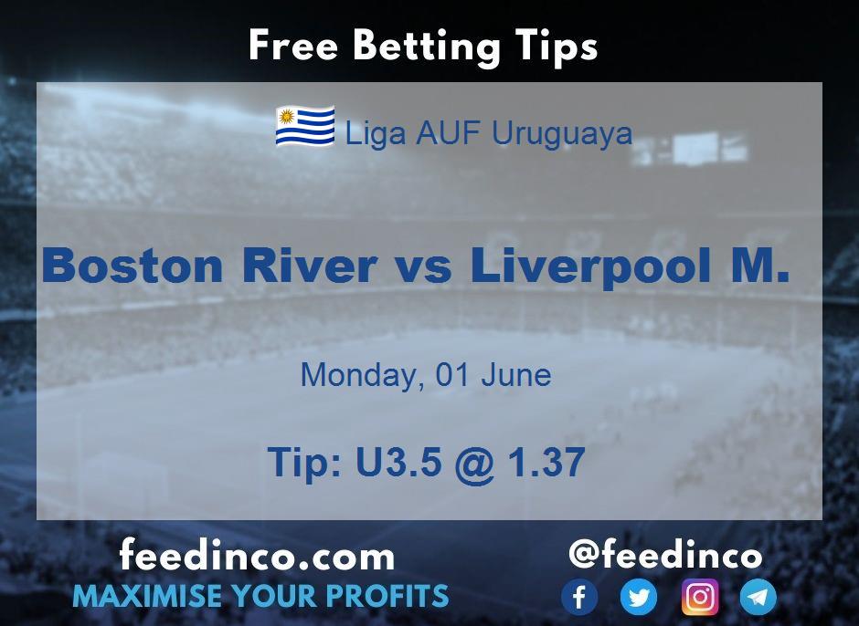 Boston River vs Liverpool M. Prediction Boston River vs Liverpool M. Prediction