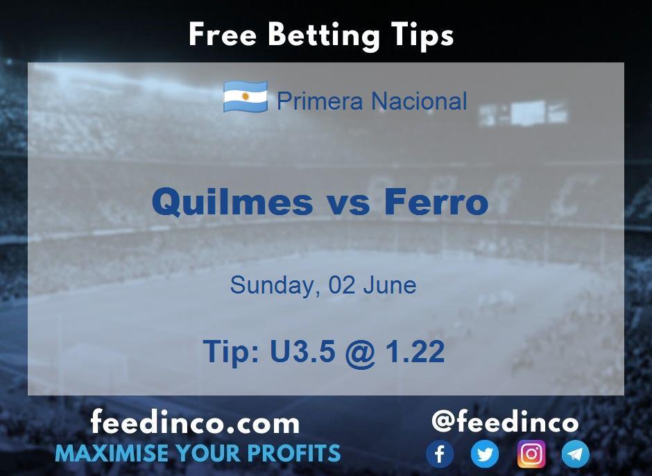 Quilmes vs Ferro Prediction