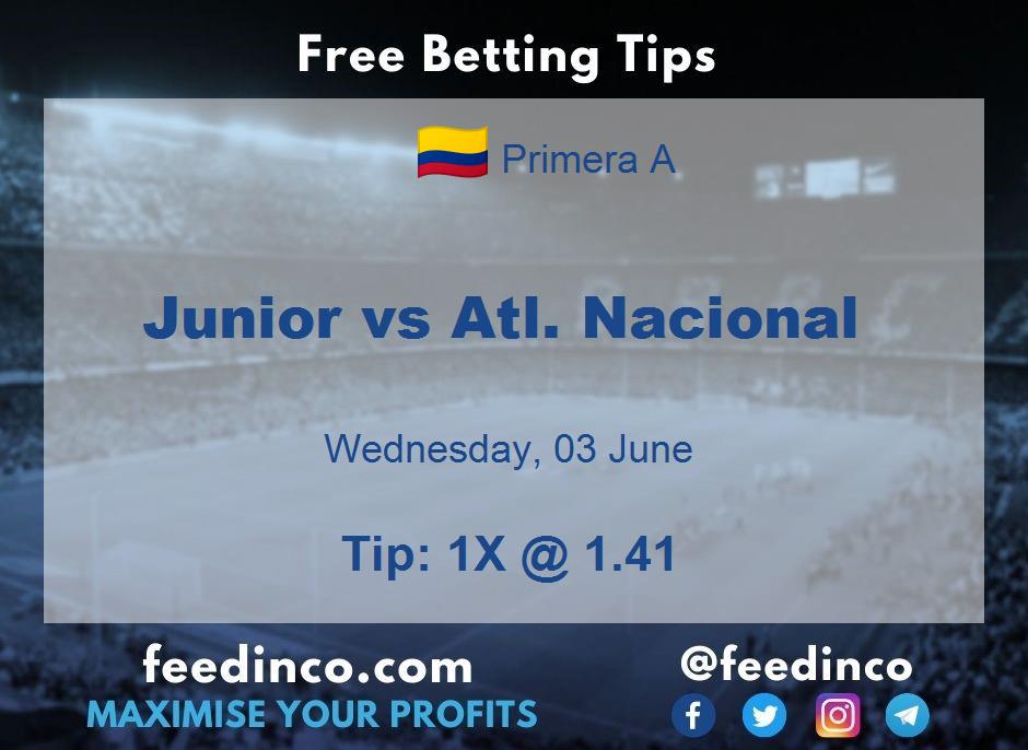 Junior vs Atl. Nacional Prediction Junior vs Atl. Nacional Prediction