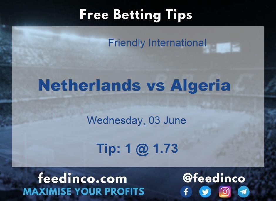 Netherlands vs Algeria Prediction Netherlands vs Algeria Prediction