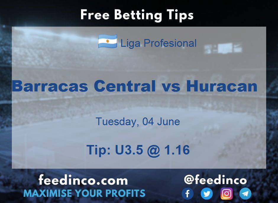 Barracas Central vs Huracan Prediction