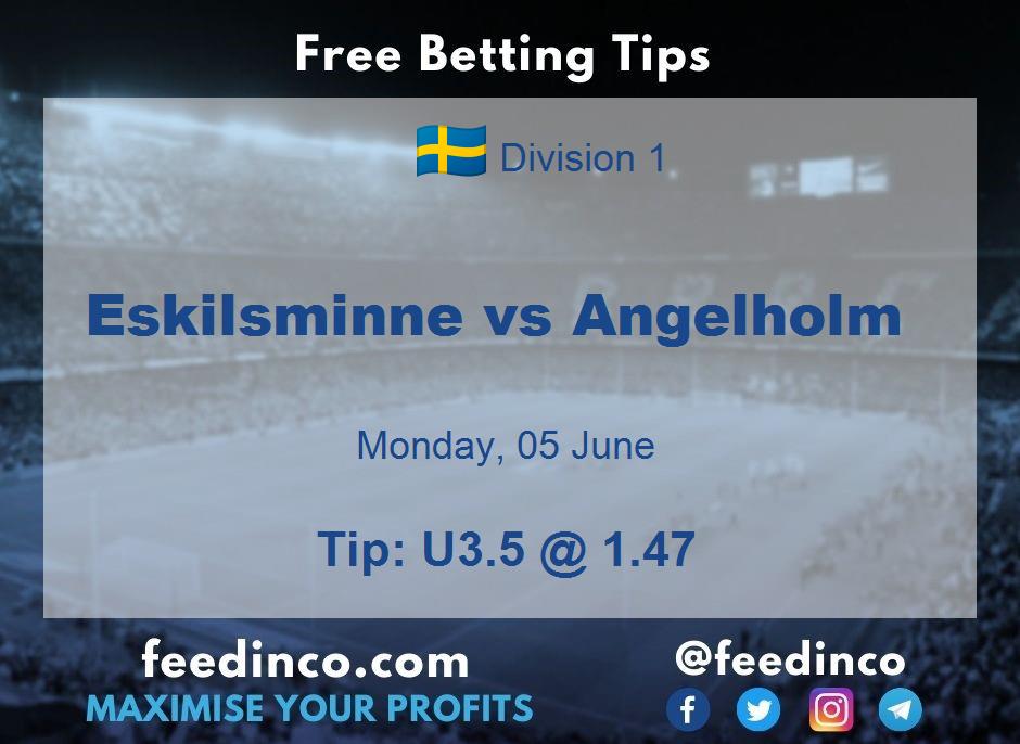 Eskilsminne vs Angelholm Prediction Eskilsminne vs Angelholm Prediction