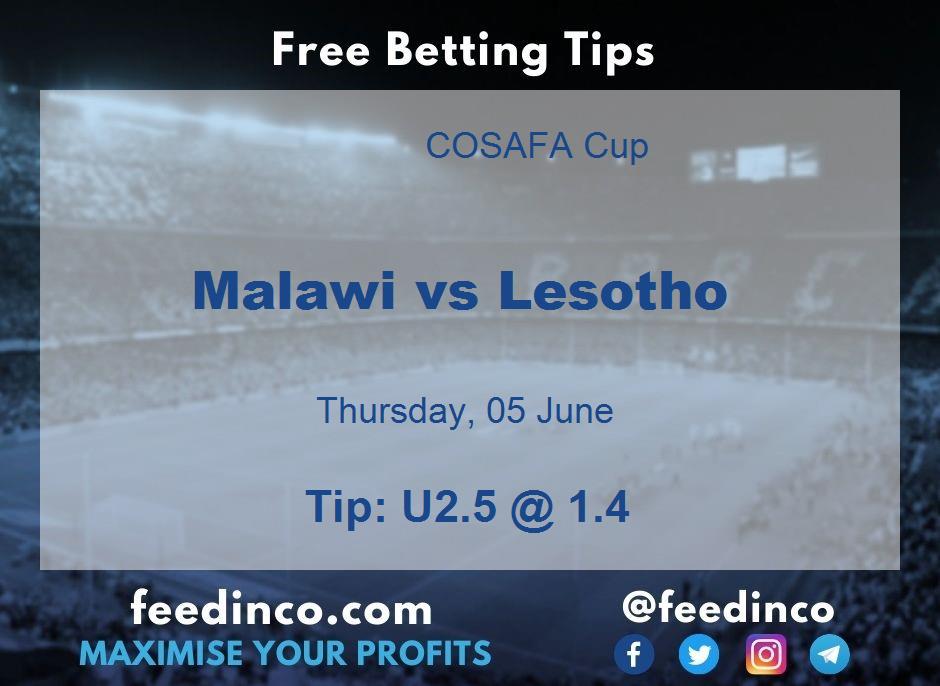 Malawi vs Lesotho Prediction Malawi vs Lesotho Prediction