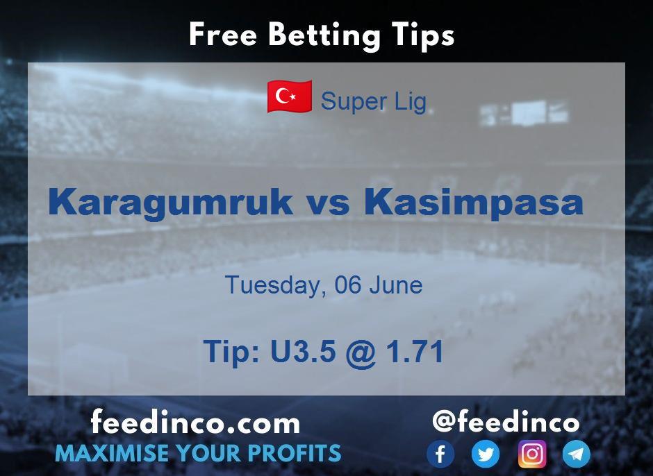 Karagumruk vs Kasimpasa Prediction Karagumruk vs Kasimpasa Prediction