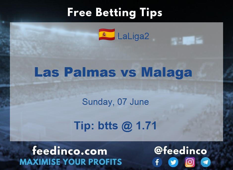 Las Palmas vs Malaga Prediction