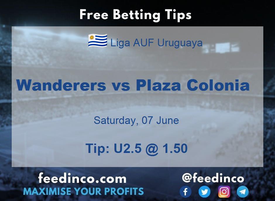 Wanderers vs Plaza Colonia Prediction Wanderers vs Plaza Colonia Prediction