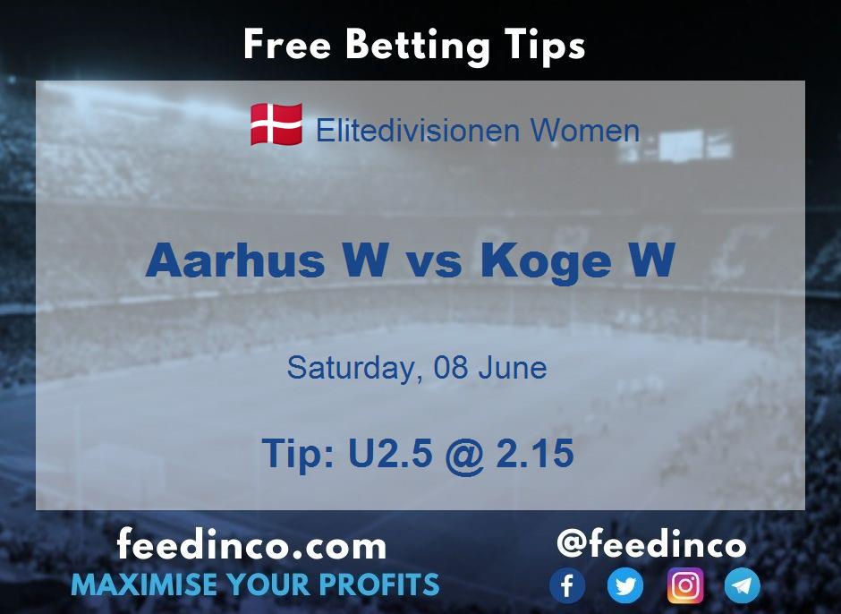 Aarhus W vs Koge W Prediction