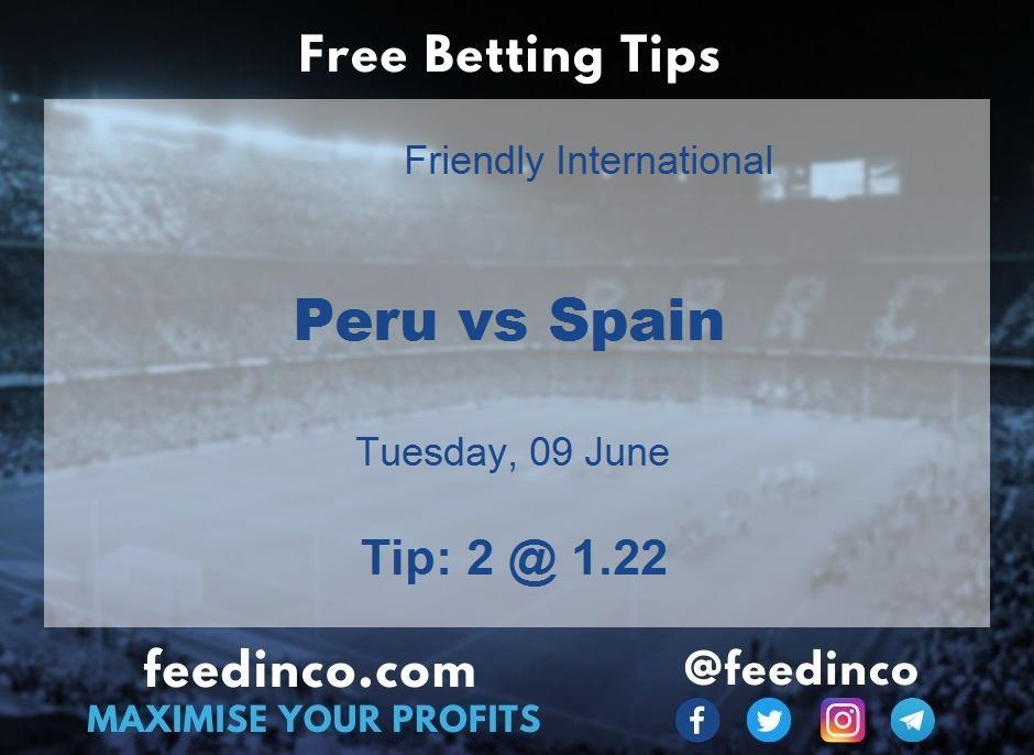 Peru vs Spain Prediction Peru vs Spain Prediction