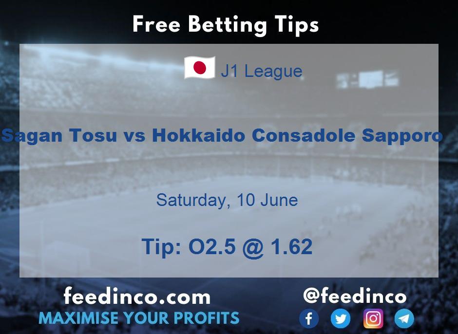 Sagan Tosu vs Hokkaido Consadole Sapporo Prediction Sagan Tosu vs Hokkaido Consadole Sapporo Prediction