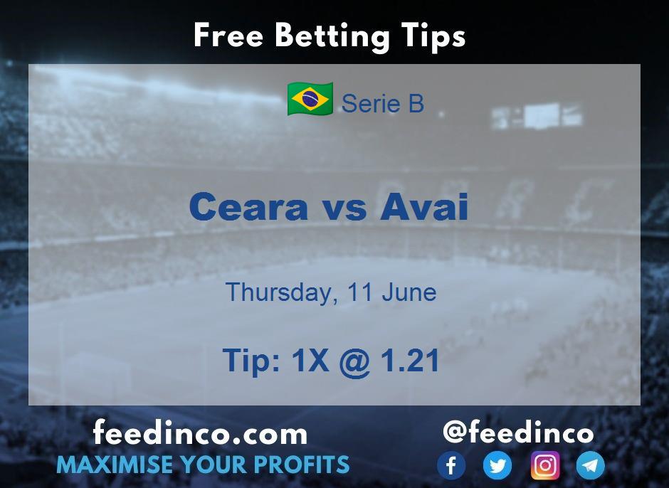 Ceara vs Avai Prediction Ceara vs Avai Prediction