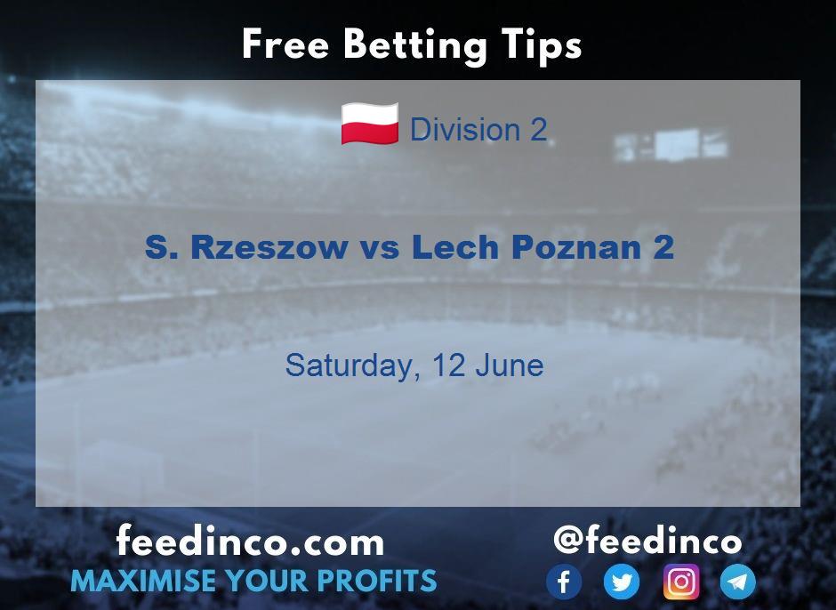 S. Rzeszow vs Lech Poznan 2 Prediction S. Rzeszow vs Lech Poznan 2 Prediction